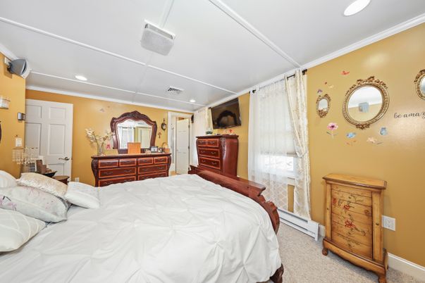 Bedroom, Interior, Recessed Lighting