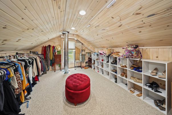 Interior, Recessed Lighting, Walk-in Closets, Wooden Ceilings