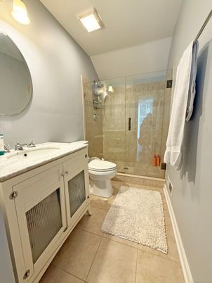 Bathroom, Glass Shower, Interior