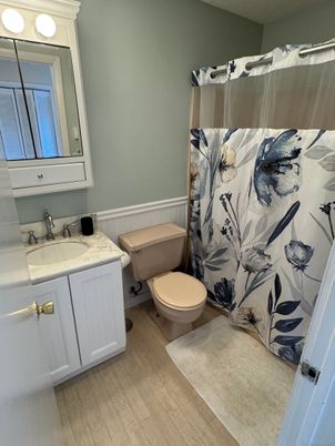 Bathroom, Interior, Wood Texture Flooring