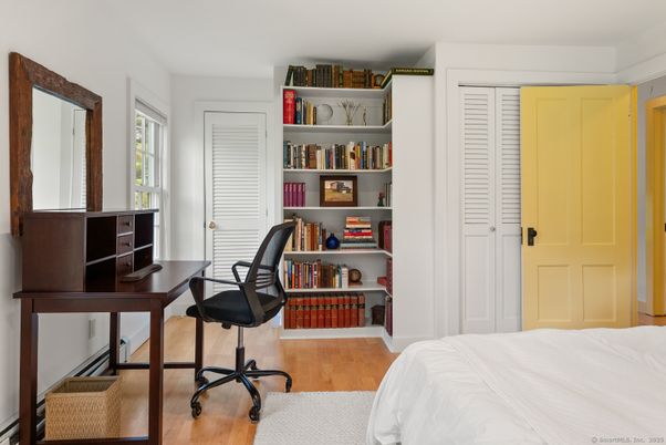 Bedroom, Home Office, Interior, Wood Texture Flooring