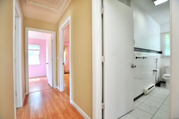Bathroom, Interior, Wood Texture Flooring