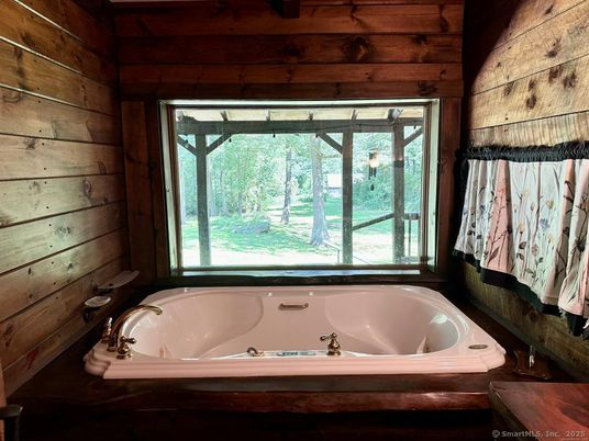 Bathroom, Interior, Wooden Walls