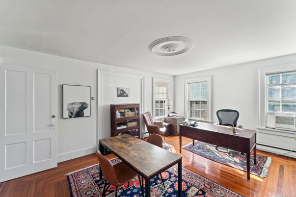 Home Office, Interior, Wood Texture Flooring