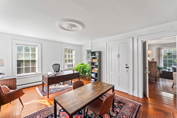 Home Office, Interior, Wood Texture Flooring