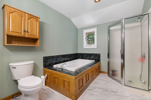 Bathroom, Glass Shower, Interior, Marble, Recessed Lighting