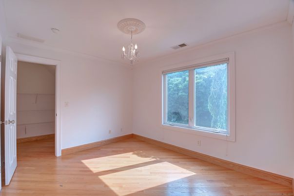 Chandelier, Empty room, Interior, Wood Texture Flooring