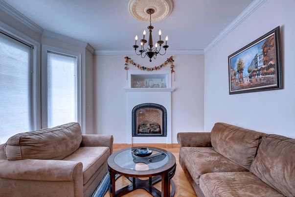 Chandelier, Fireplace, Interior, Living room, Wood Texture Flooring