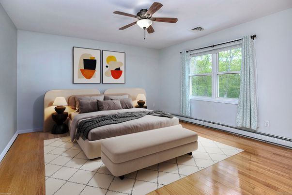 Bedroom, Interior, Wood Texture Flooring