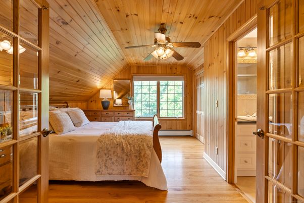 Bedroom, Interior, Wooden Ceilings, Wood Texture Flooring, Wooden Walls