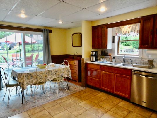 Dining room, Interior, Kitchen, Recessed Lighting