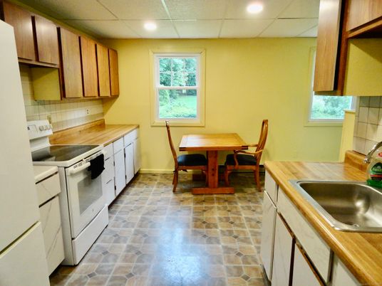 Dining room, Interior, Kitchen, Recessed Lighting