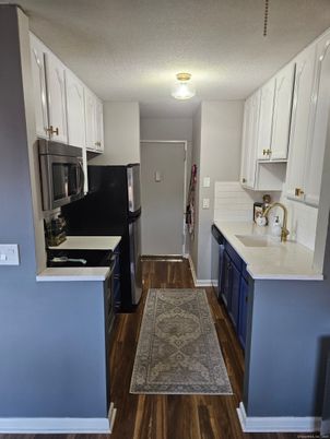 Interior, Kitchen, Wood Texture Flooring