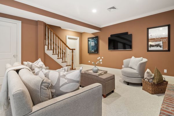 Interior, Living room, Recessed Lighting