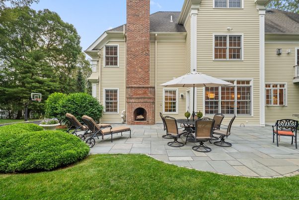 Backyard, Exterior, Fireplace