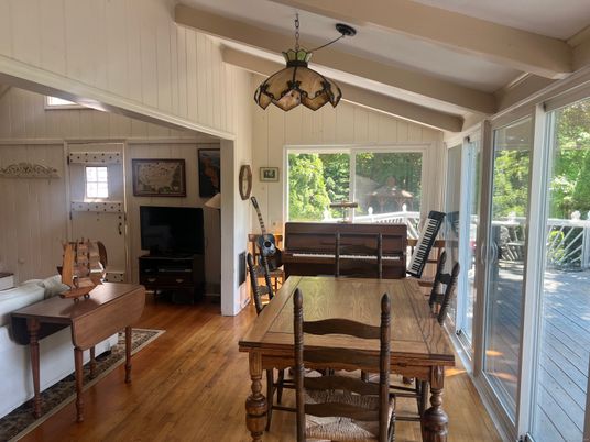 Dining room, Interior, Wood Texture Flooring