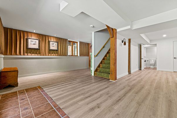 Interior, Recessed Lighting, Wooden Walls