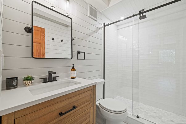 Bathroom, Glass Shower, Interior