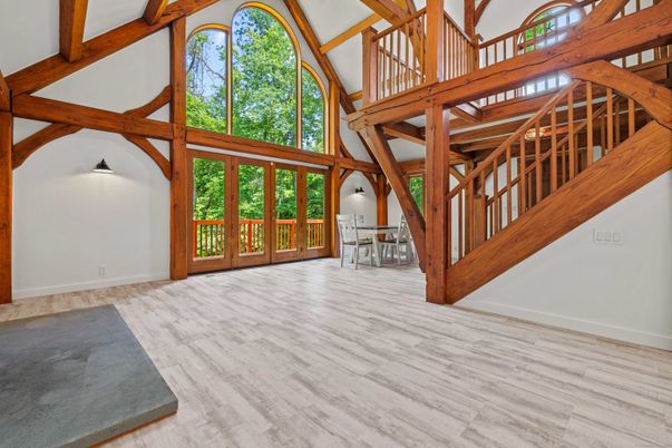 Interior, Wooden Beams, Wood Texture Flooring