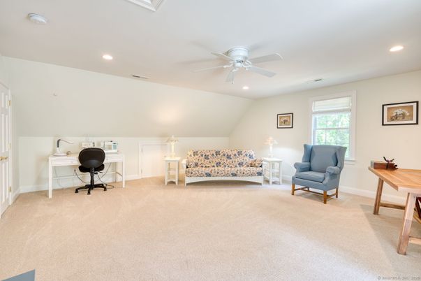 Home Office, Interior, Recessed Lighting