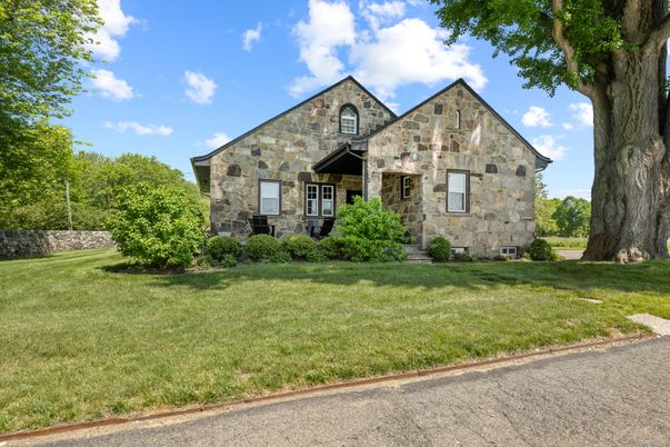 Backyard, Exterior, Facade, Brick Traditional