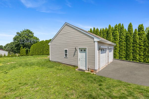Backyard, Detached Garage, Exterior