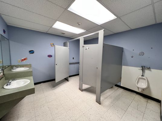 Bathroom, Interior, Recessed Lighting