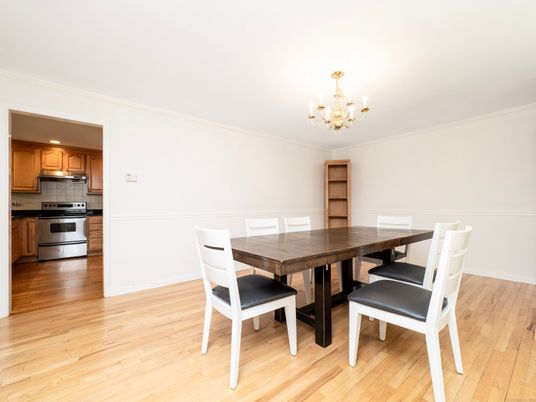 Chandelier, Dining room, Interior, Kitchen, Wood Texture Flooring