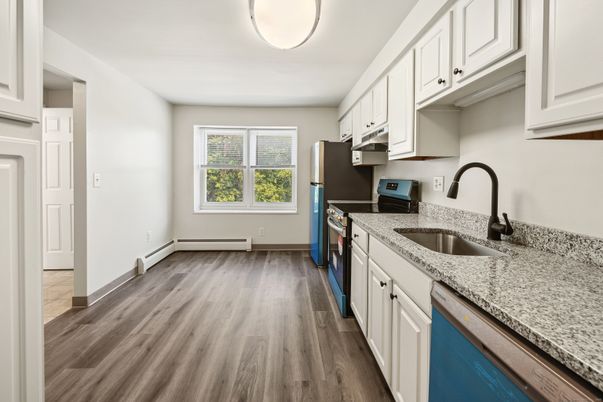 Interior, Kitchen, Wood Texture Flooring