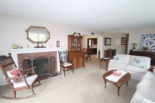 Dining room, Fireplace, Interior, Living room