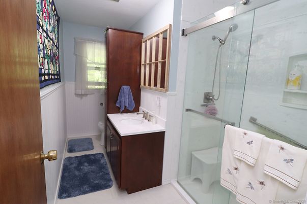 Bathroom, Glass Shower, Interior
