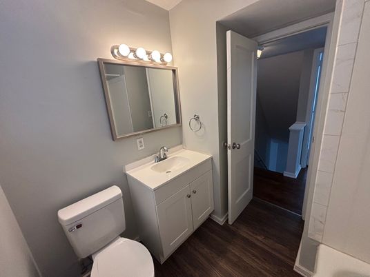Bathroom, Interior, Wood Texture Flooring