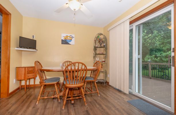 Dining room, Interior, Wood Texture Flooring