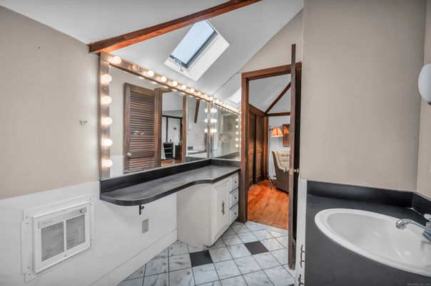 Bathroom, Interior, Wood Texture Flooring