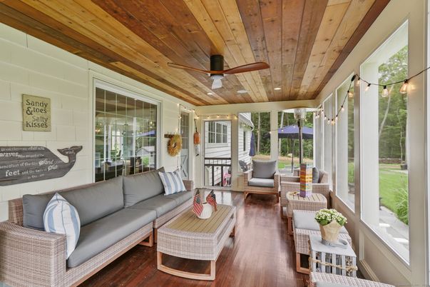Interior, Living room, Recessed Lighting, Wooden Ceilings, Wood Texture Flooring
