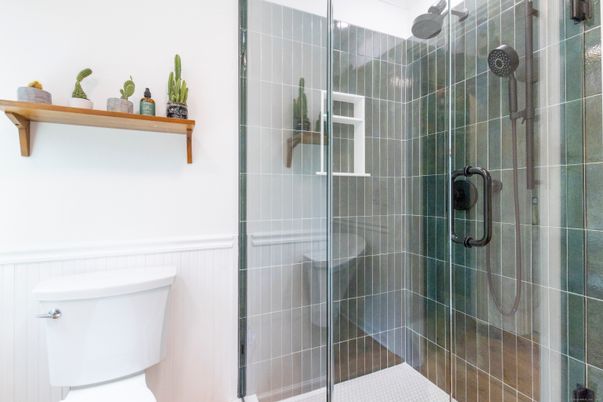 Bathroom, Glass Shower, Interior