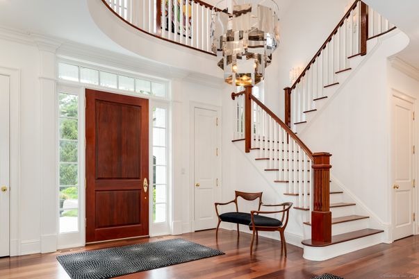 Chandelier, Interior, Wood Texture Flooring