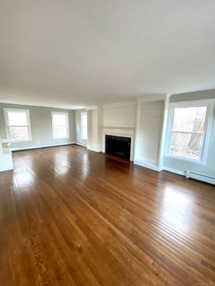 Empty room, Fireplace, Interior, Wood Texture Flooring