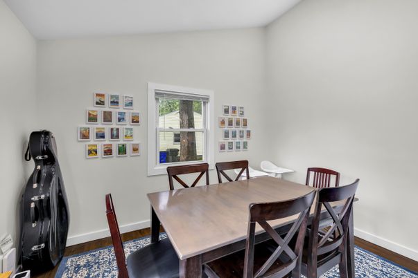 Dining room, Interior, Wood Texture Flooring