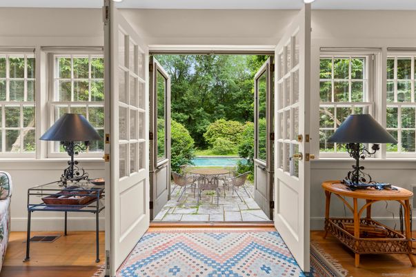 Interior, Sun Room, Wood Texture Flooring