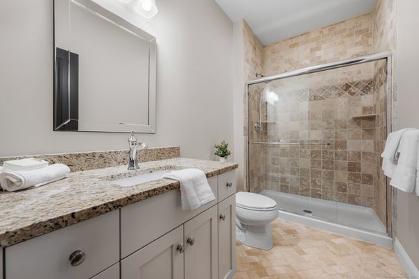 Bathroom, Glass Shower, Interior