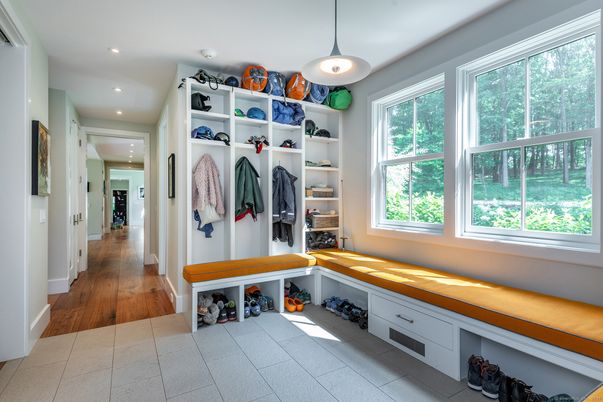 Interior, Pendant Lights, Recessed Lighting, Wood Texture Flooring