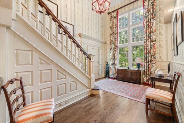Chandelier, Interior, Wood Texture Flooring