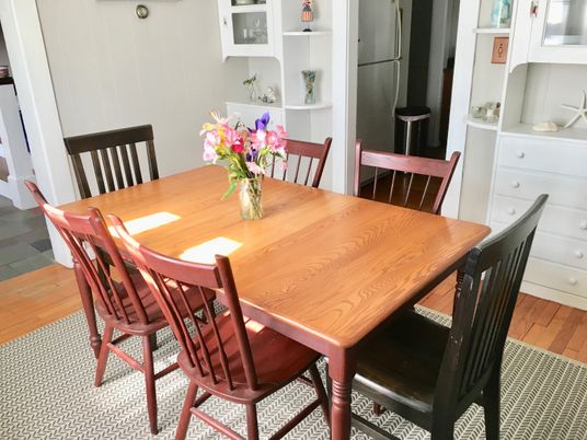 Dining room, Interior, Wood Texture Flooring