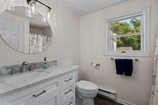 Bathroom, Interior, Wood Texture Flooring