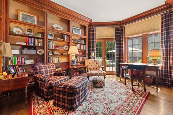 Home Office, Interior, Wood Texture Flooring