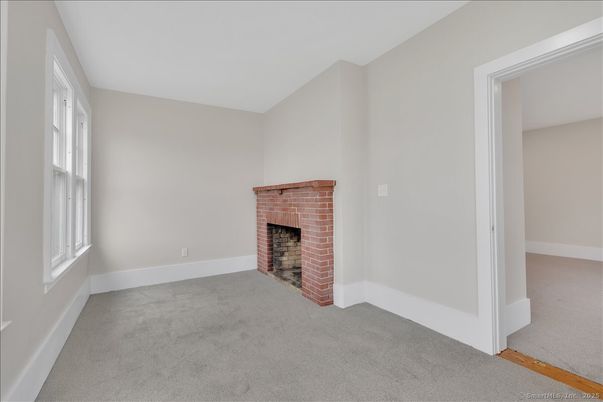 Empty room, Fireplace, Interior