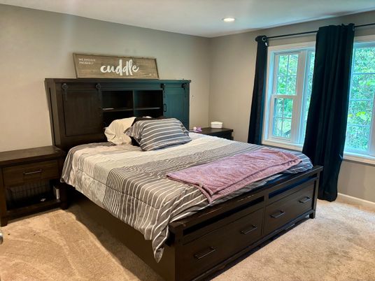 Bedroom, Interior, Recessed Lighting