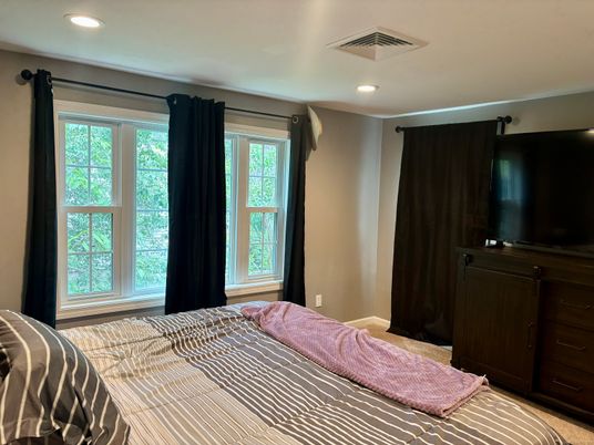 Bedroom, Interior, Recessed Lighting