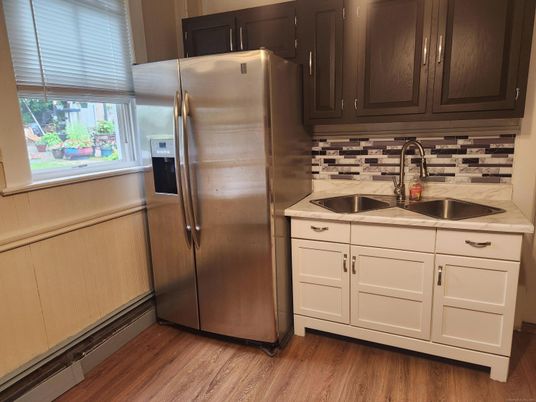 Interior, Kitchen, Wood Texture Flooring